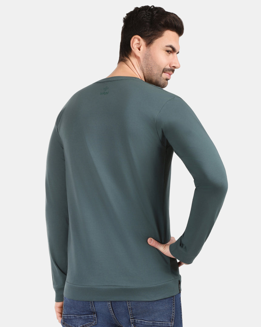 T-shirt homme en coton à manches longues Kilpi BASE-M