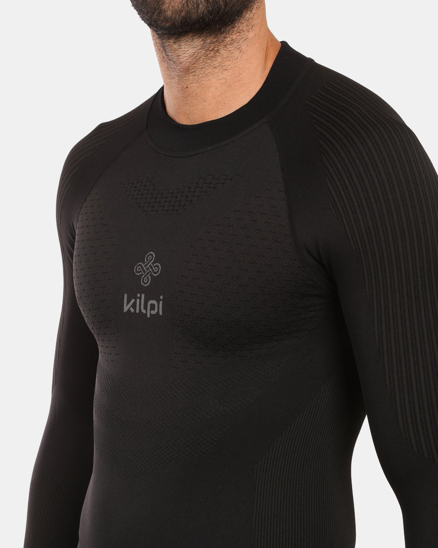 T-shirt thermique sans coutures à manches longues pour hommes Kilpi NATHAN-M